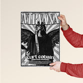 Nirvana Kurt Cobain Iconic Grunge Tribute Poster